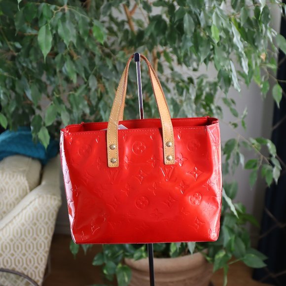Louis Vuitton Red Patent Reade PM Small Tote - Picture 1 of 16